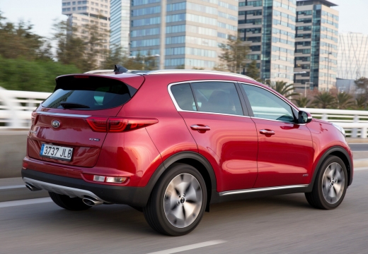 Kia Sportage 1.6 GDI 2WD (seit 2016) Heck + rechts
